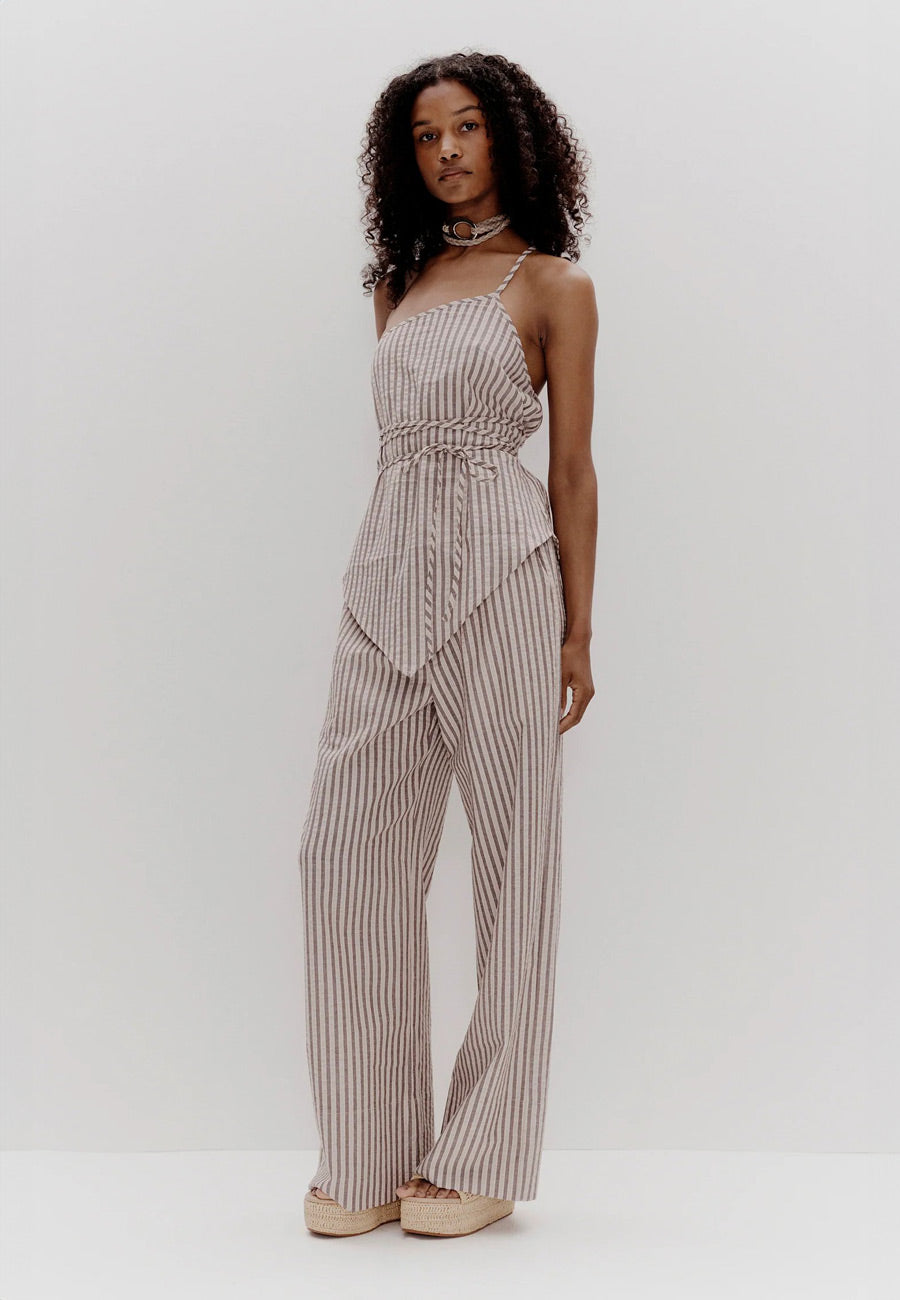 Ownley Downtown Relaxed Pant Cotton Stripe