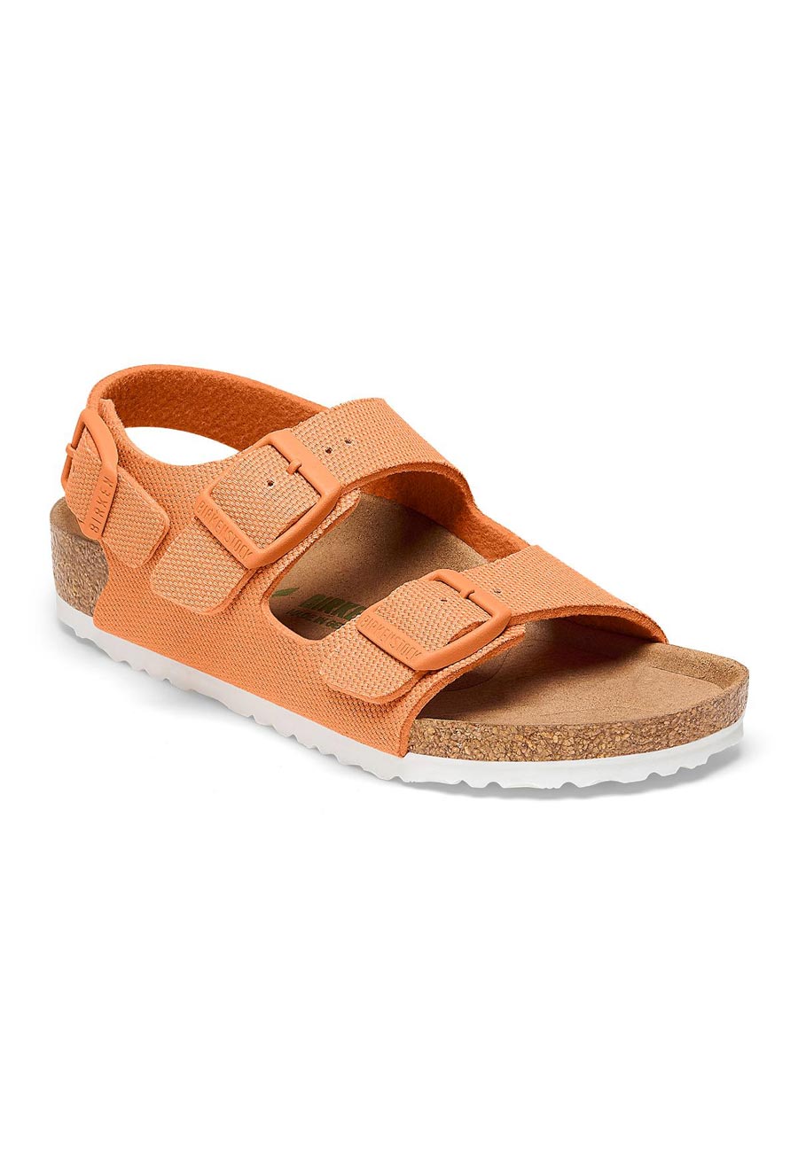 Birkenstock Kids Milano Vegan Canvas Papaya Uncommon