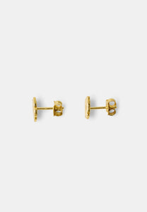 Brie Leon Marie Stud Earrings Gold