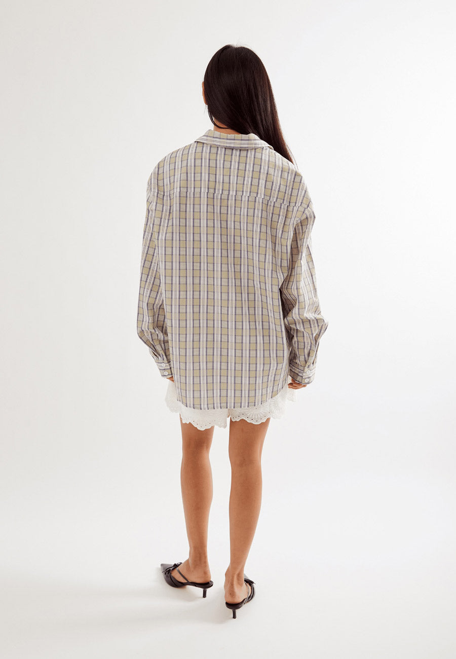Commonplace Greenworld Button Down Sage
