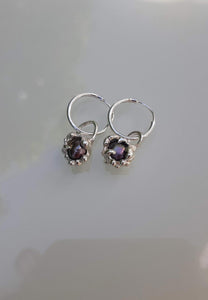 Mothmade Jewels Riverbed Earrings Black Pearls