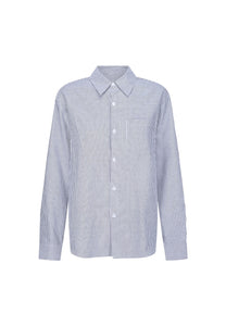 Commonplace Essentials Beech Cottage Shirt Black/White Stripe