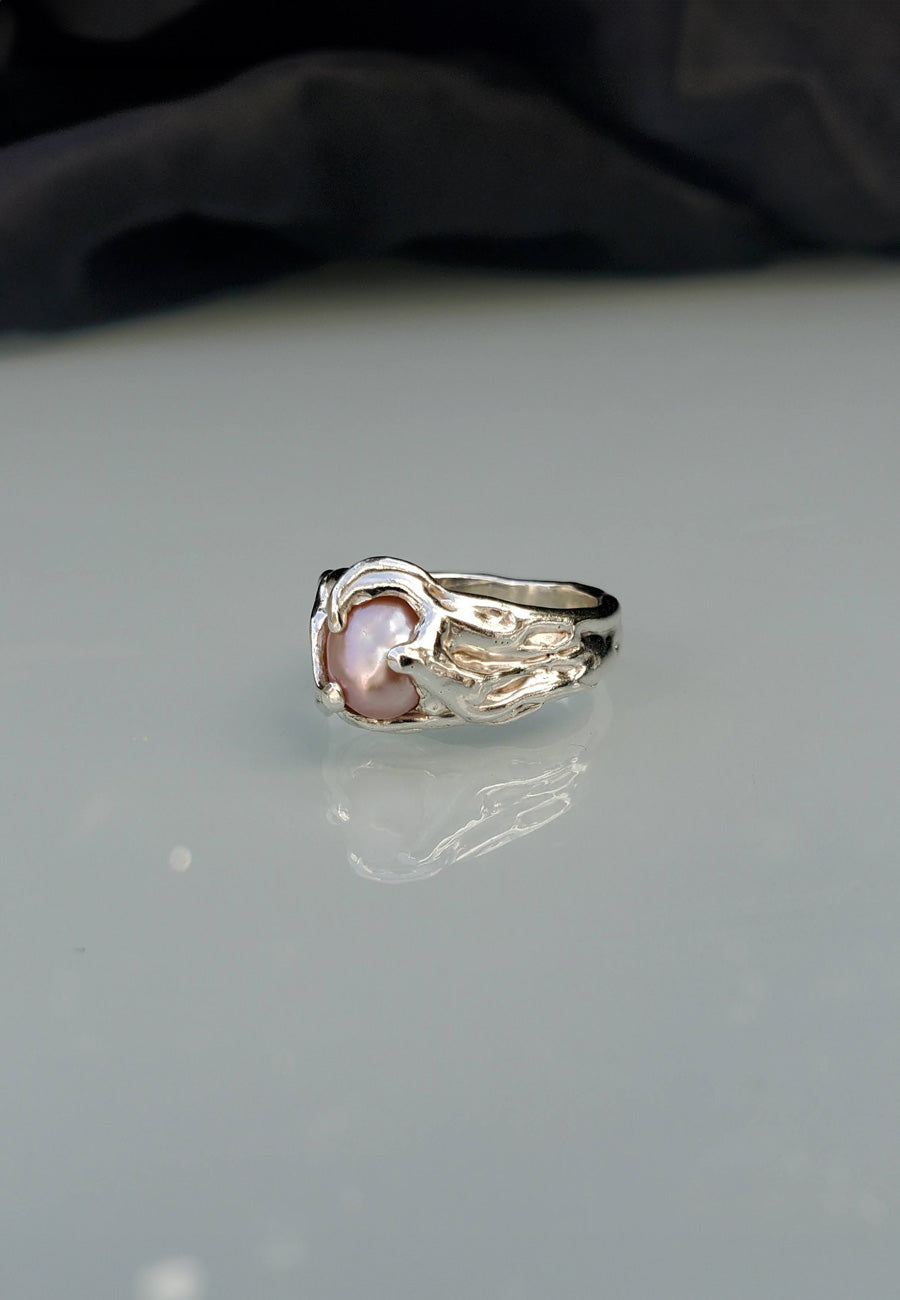 Mothmade Jewels Peach Juice Ring I