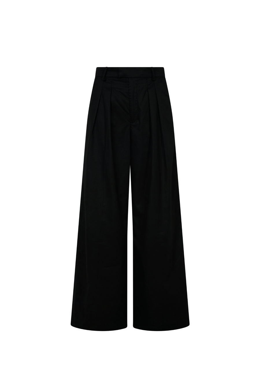 Commonplace Essentials Pleated Front Trouser Black