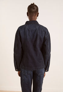 Damson Madder Finella Denim Shirt Wavy Seams