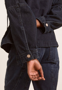 Damson Madder Finella Denim Shirt Wavy Seams