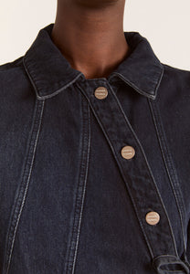 Damson Madder Finella Denim Shirt Wavy Seams