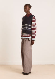 Damson Madder Tatiana Trouser Grey