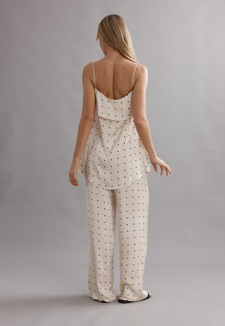 Caitlin Crisp Nico Top Polka Dot