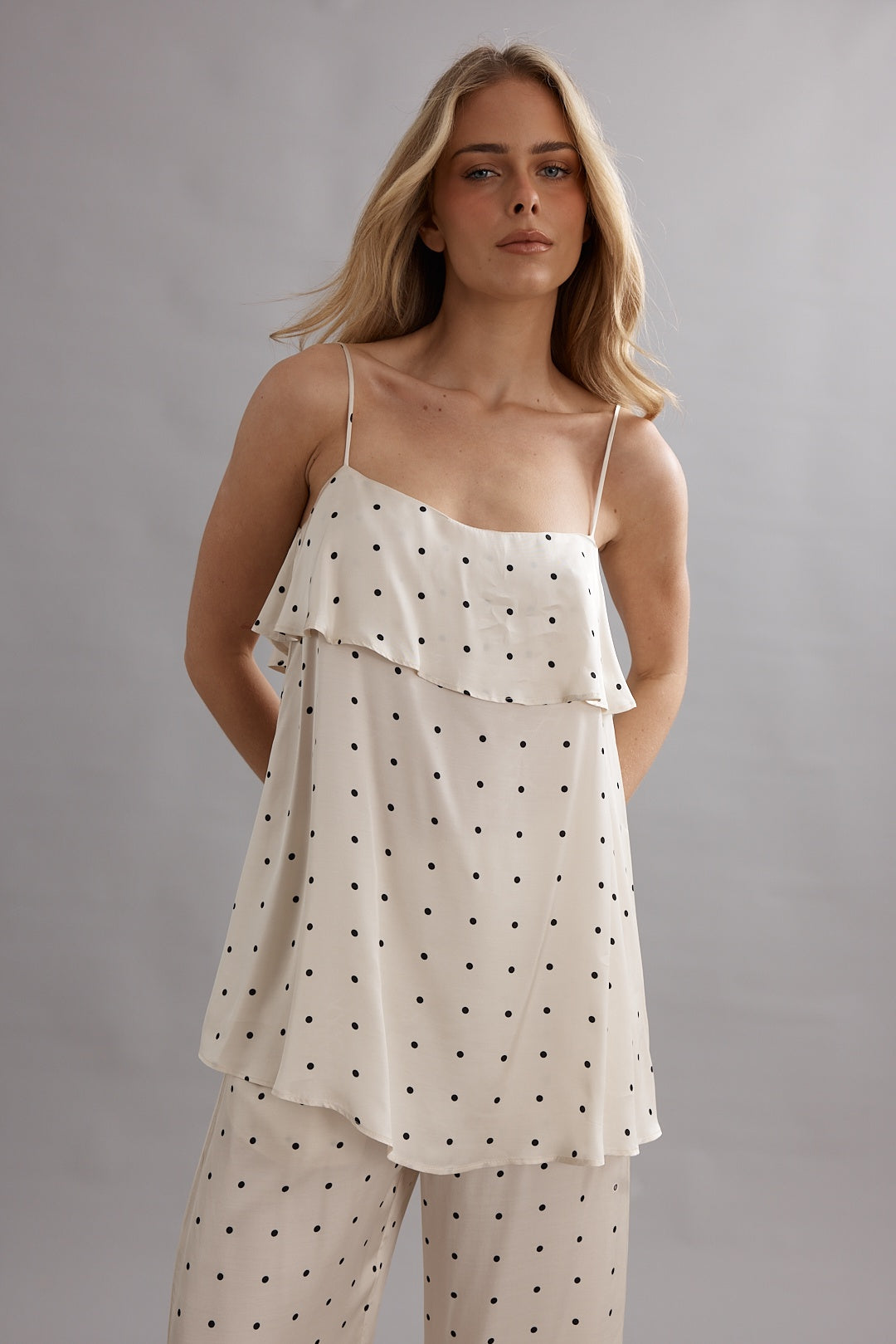 Caitlin Crisp Nico Top Polka Dot