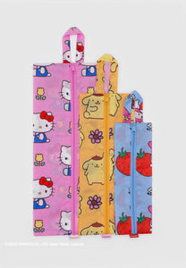 Baggu 3D Zip Set Hello Kitty & Friends Florals