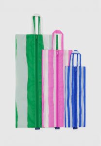 Baggu 3D Zip Set Painted Stripe