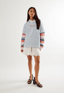 Commonplace Essentials Morale Tee Baby Blue