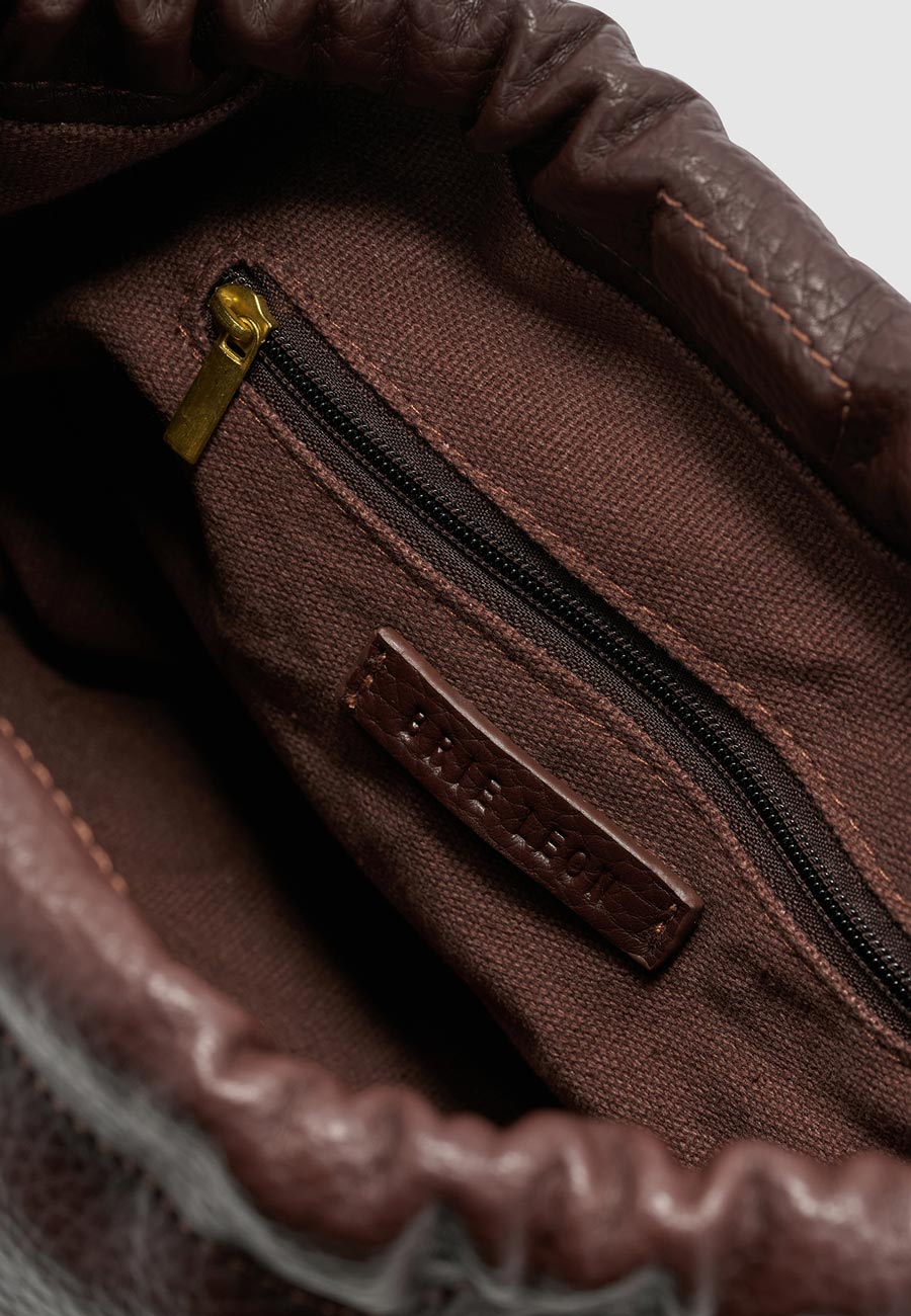 Brie Leon Alma Bag Chocolate Nappa