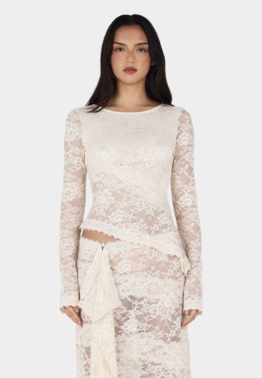 Ownley Avery Top Ivory
