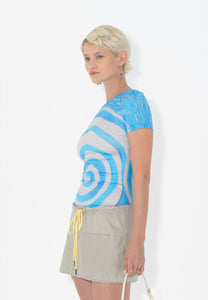 Arthur Tight Tee Blue Tunnel