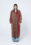 Arthur Double Breasted Blanket Coat Brick