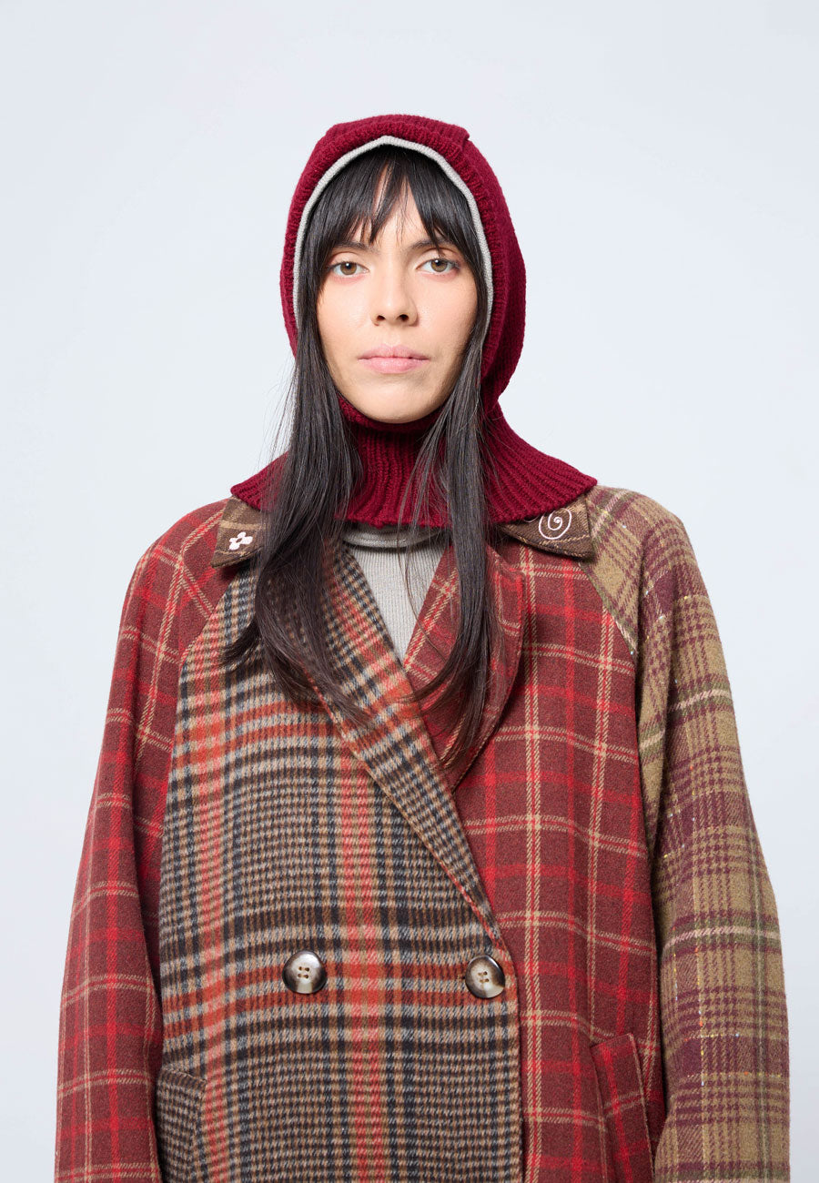 Arthur Double Breasted Blanket Coat Brick