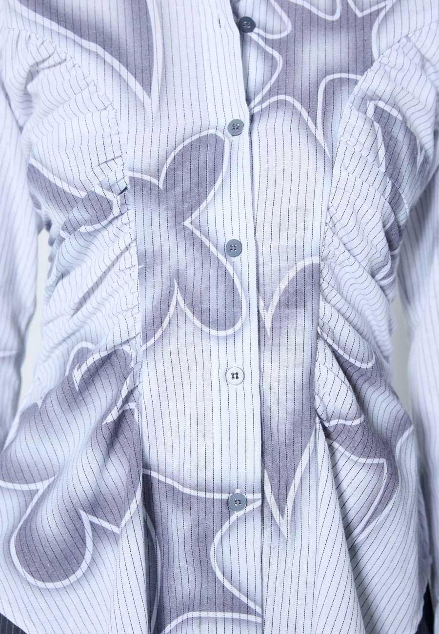 Arthur Ruffle Blouse Stencil