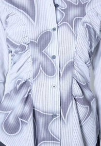 Arthur Ruffle Blouse Stencil
