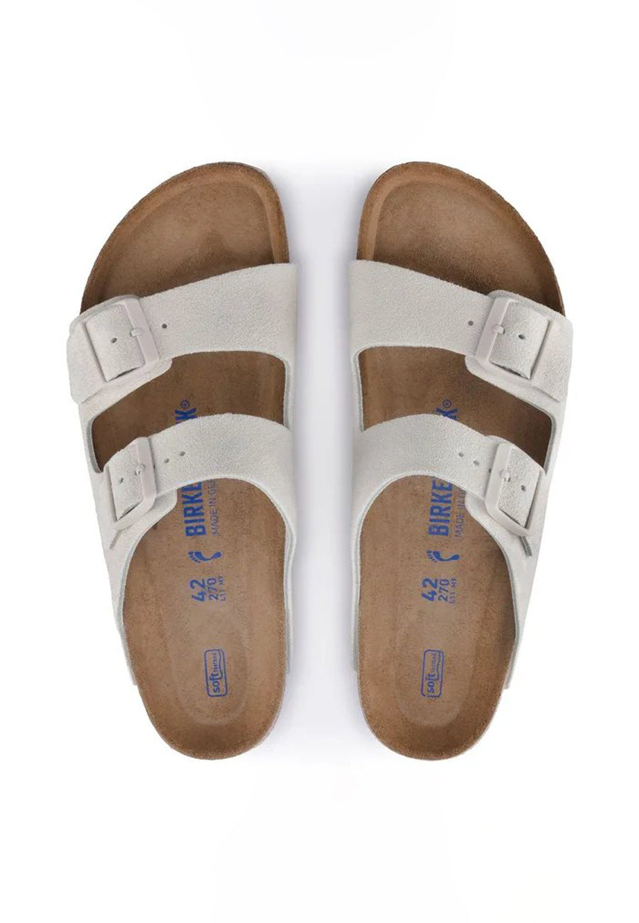Birkenstock Arizona SFB Suede Antique White