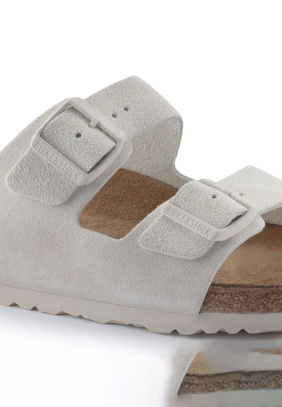 Birkenstock Arizona SFB Suede Antique White