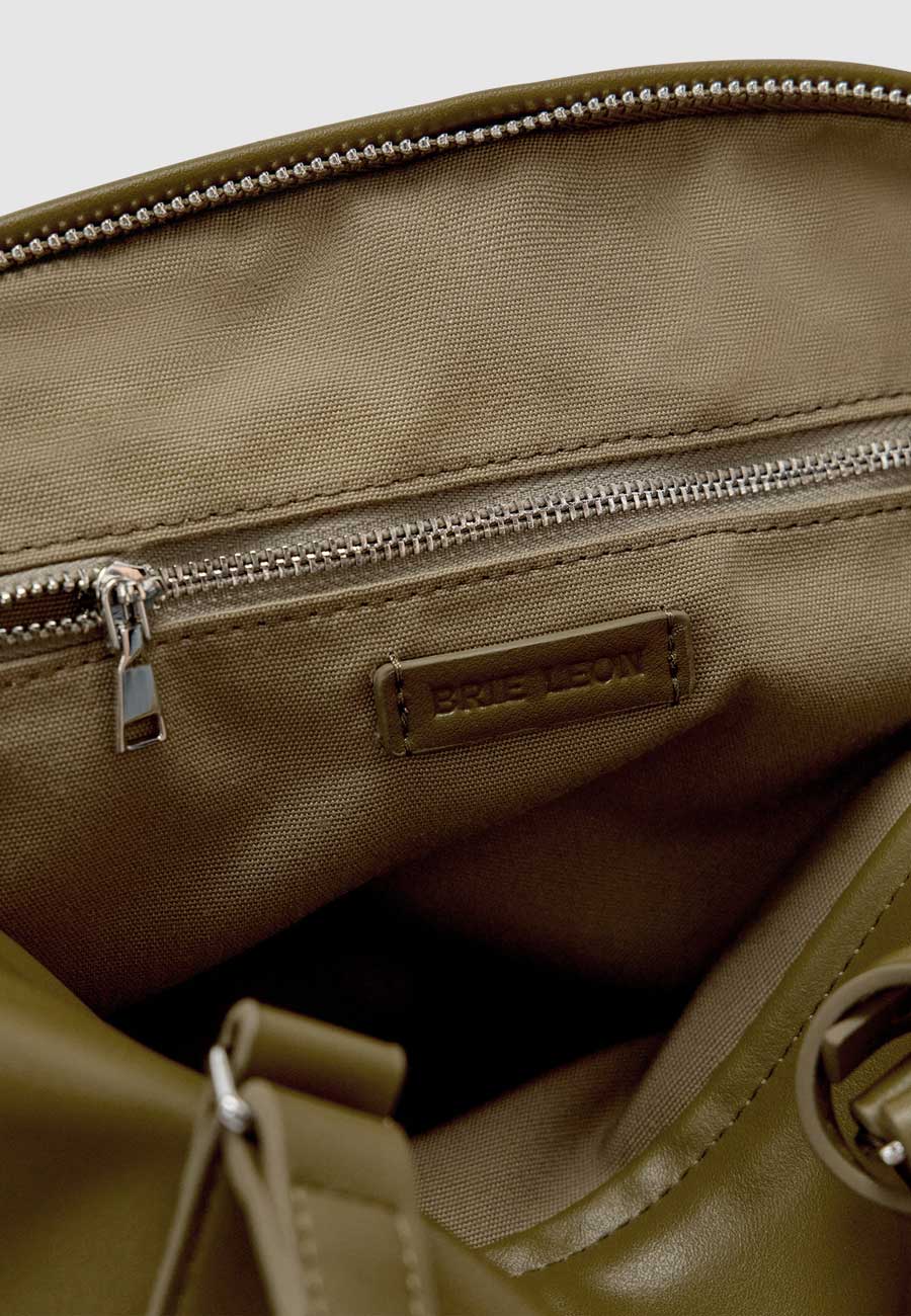 Brie Leon Chelsea Shoulder Bag Moss