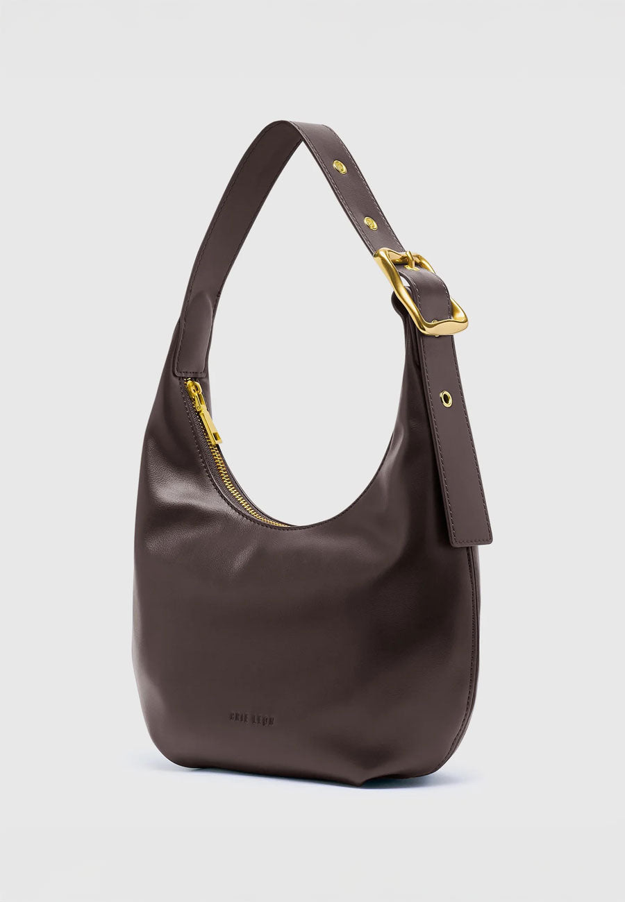 Brie Leon Everyday Croissant Bag Chocolate