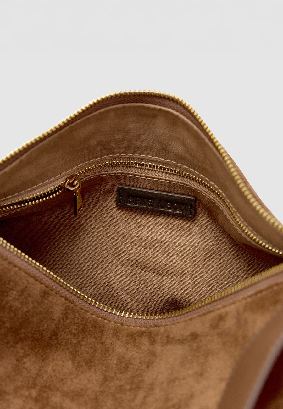 Brie Leon Organica Hobo Bag Chestnut