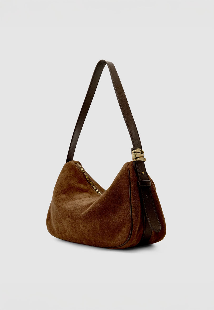 Brie Leon Organica Hobo Bag Chestnut