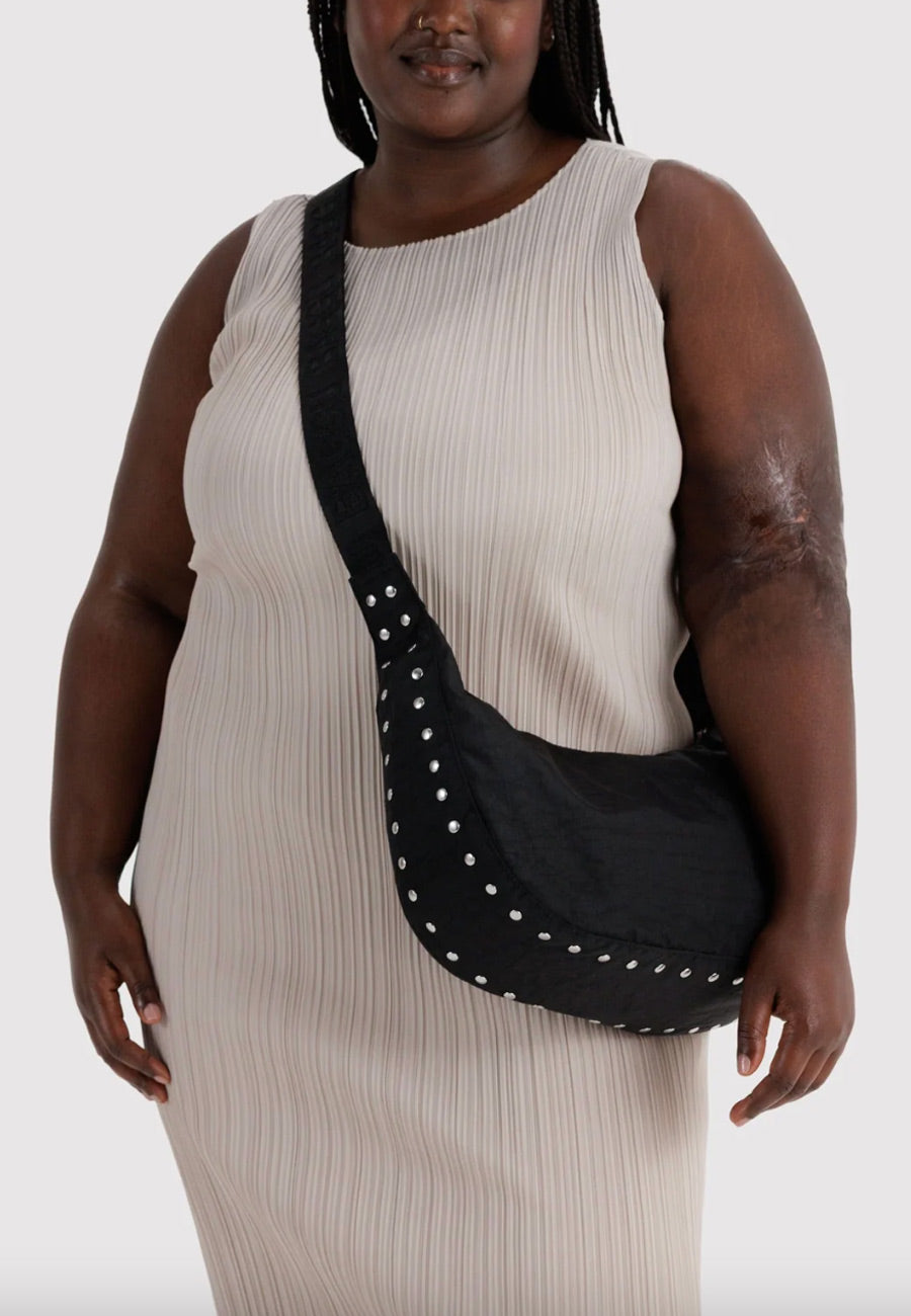 Baggu Medium Nylon Crescent Bag Studs