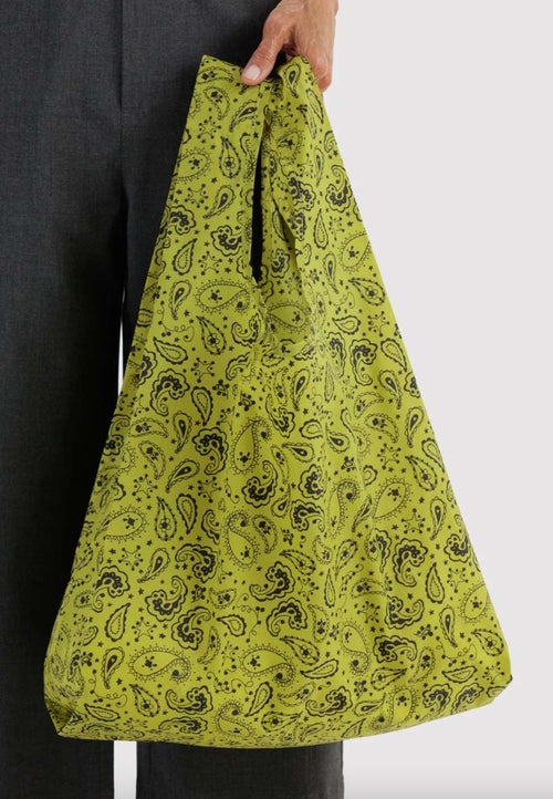 Baggu Standard Baggu Chartreuse Paisley