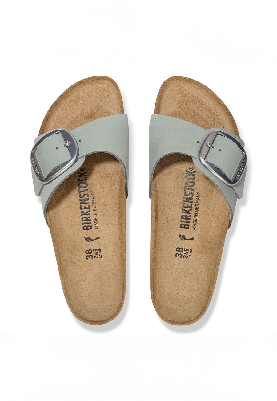 Birkenstock Madrid Big Buckle Nubuck Sage
