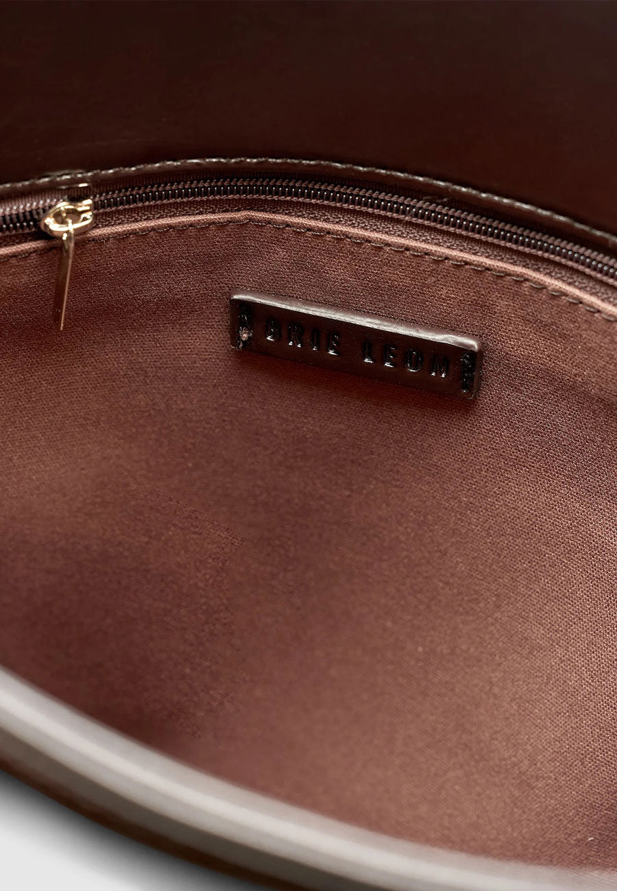 Brie Leon Harper Tote Burnt Coffee