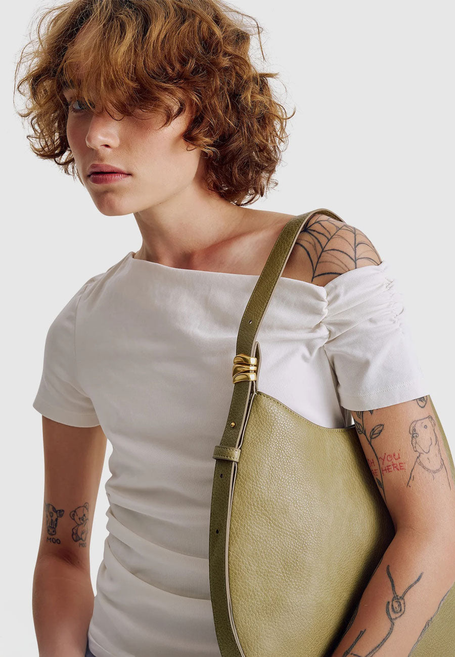 Brie Leon Organica Day Bag Olive