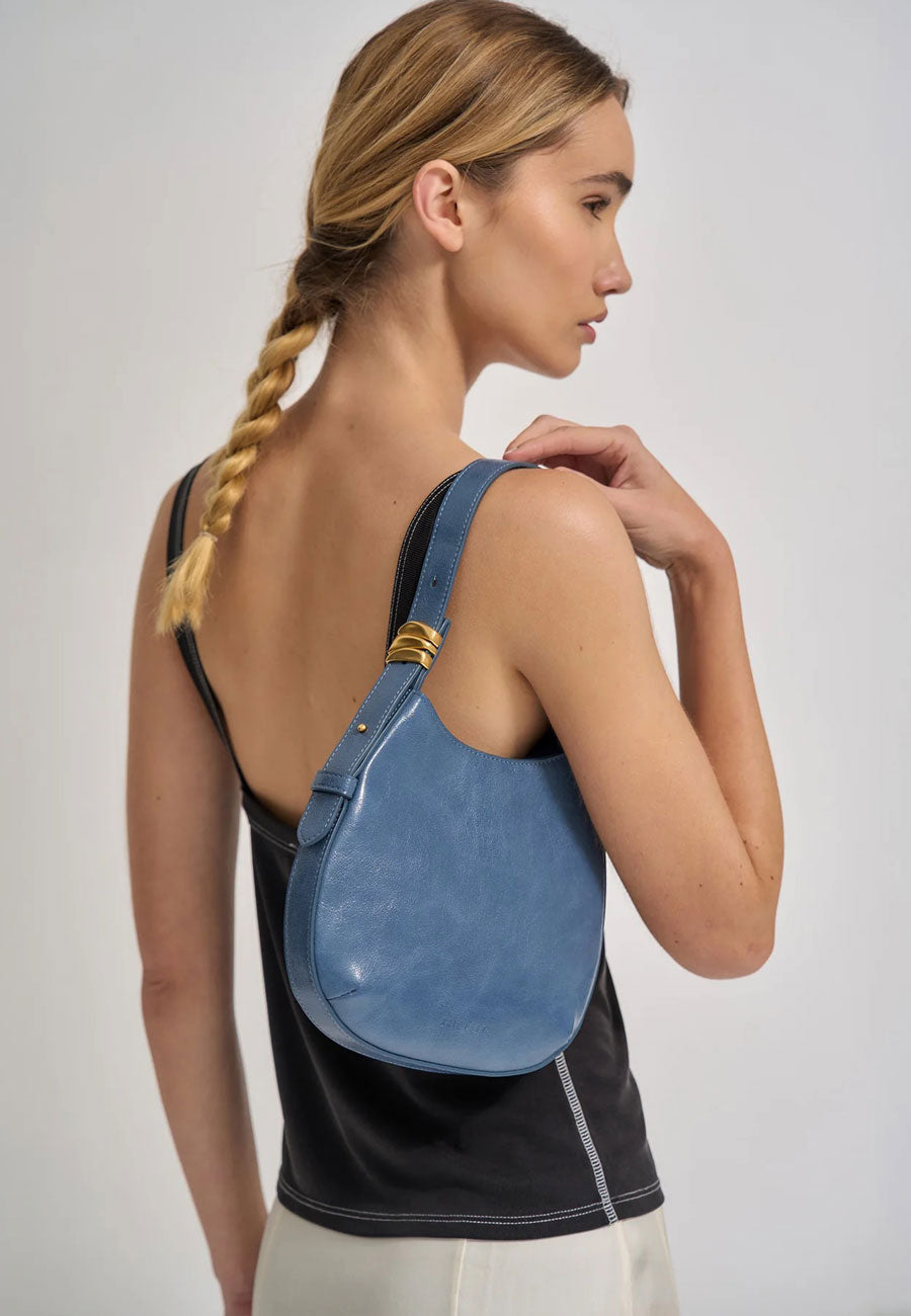 Brie Leon Organica Mini Bag Mid Denim