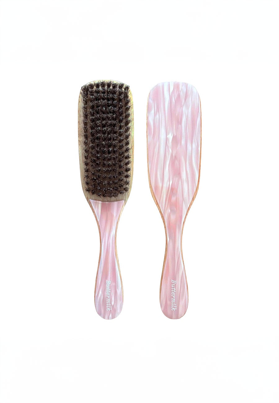 Buttermilk Accessories Benny Boar Bristle Brush Strawberries & Cream