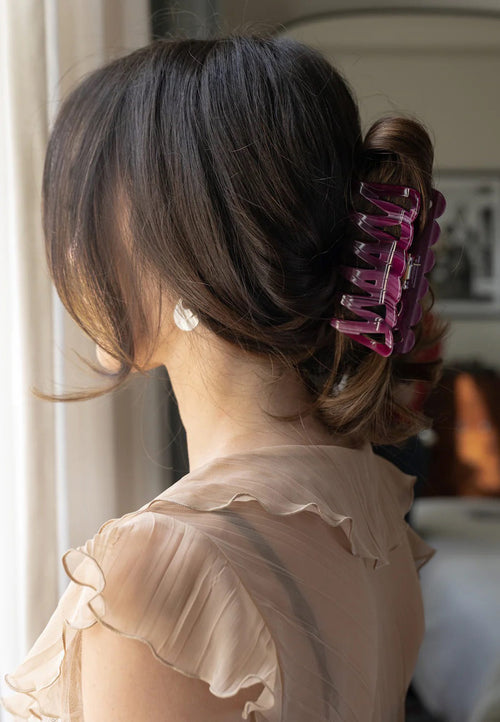 Buttermilk Accessories Weina Clip Plum Jam