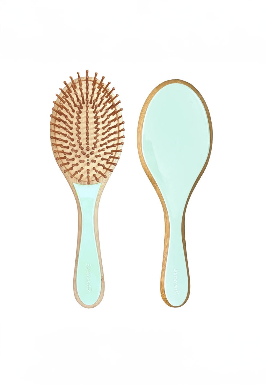 Buttermilk Accessories Dev Paddle Brush Honeydew