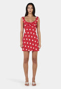 Ownley Candy Mini Dress Red Polka