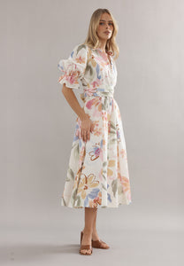 Caitlin Crisp Bloom Dress Tea Party Floral