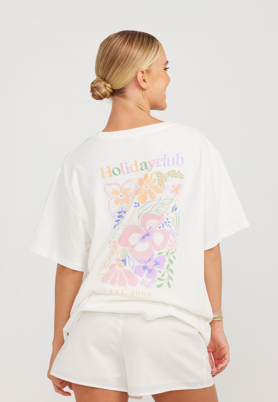 Charlie Holiday Holiday Club Boyfriend Tee