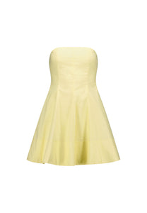 Caitlin Crisp Charleston Mini Dress Yellow