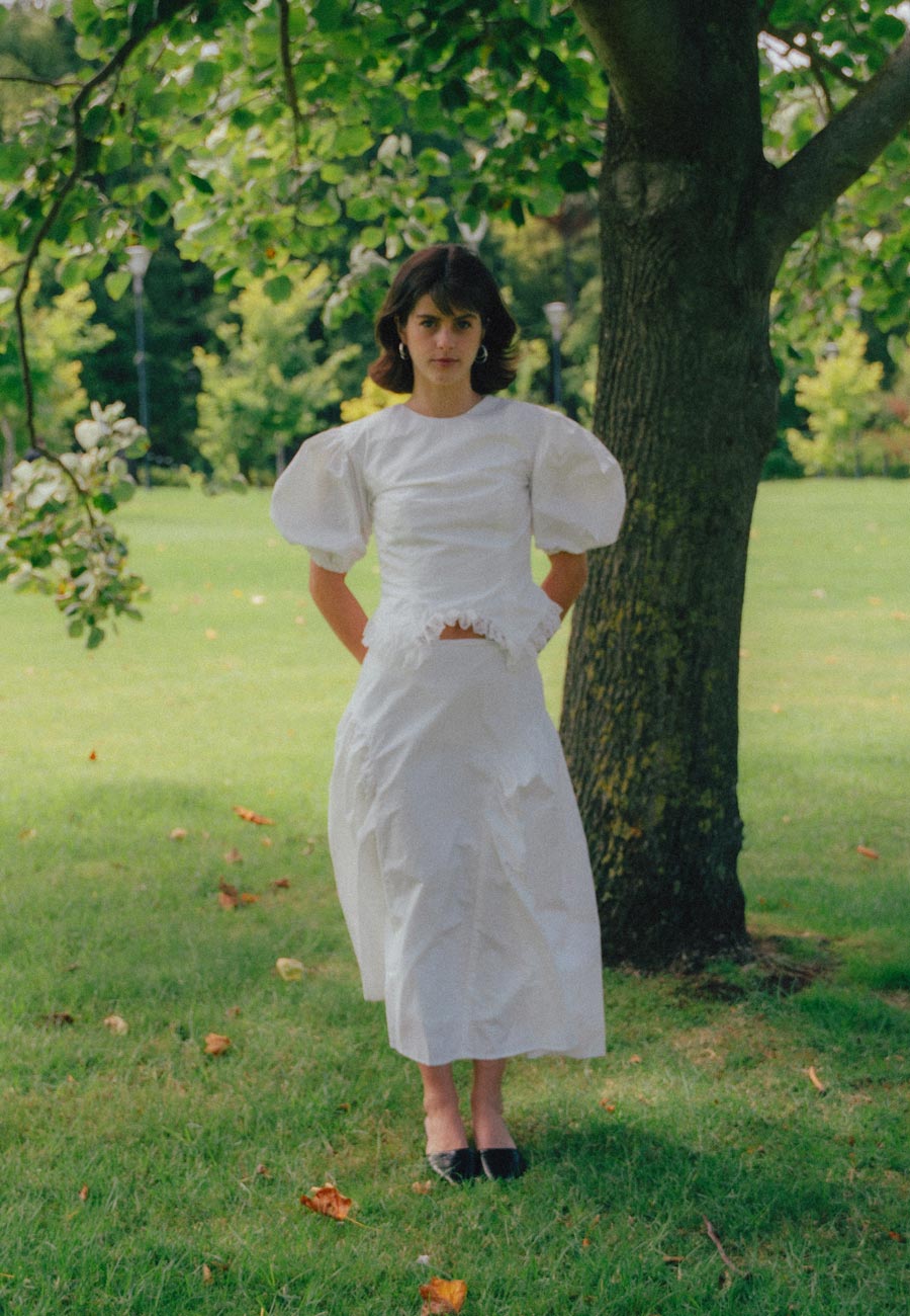 Chulle Koni Top White