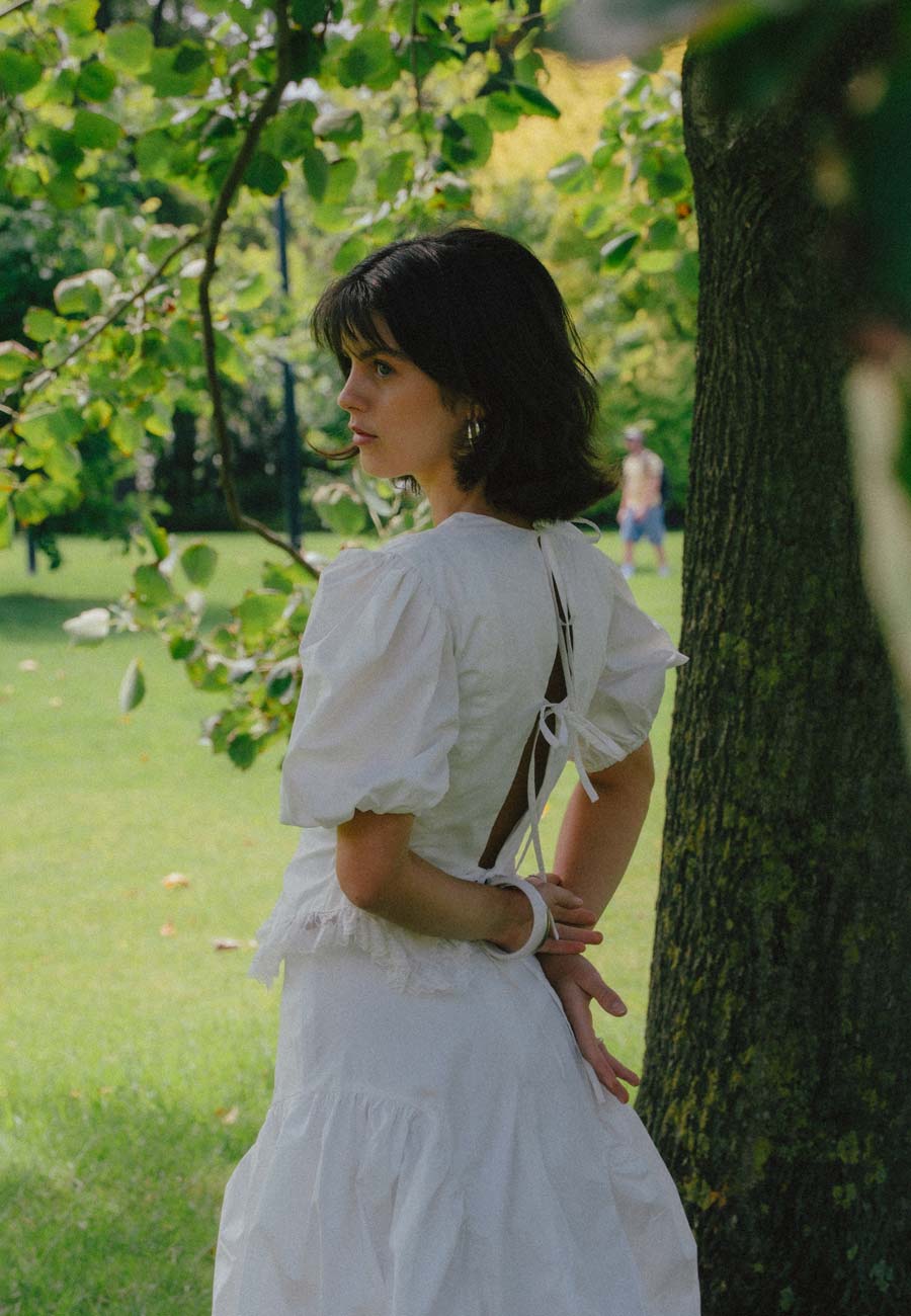 Chulle Koni Top White