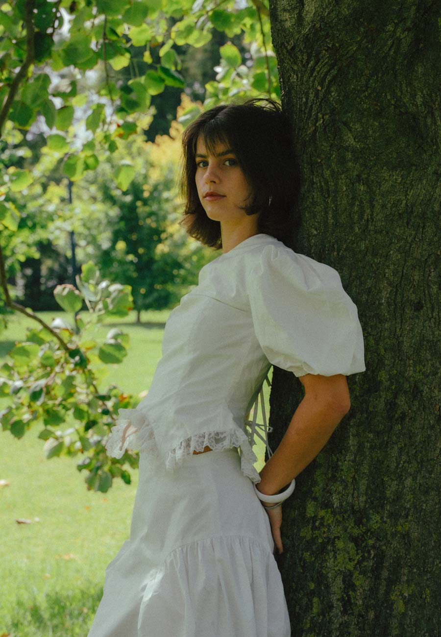 Chulle Koni Top White