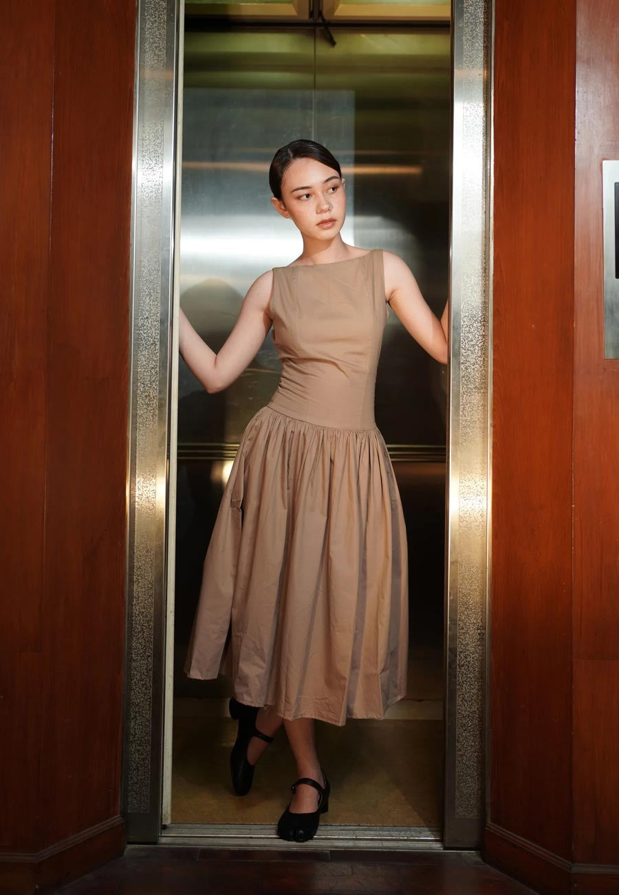 Chulle Bri Dress Mushroom