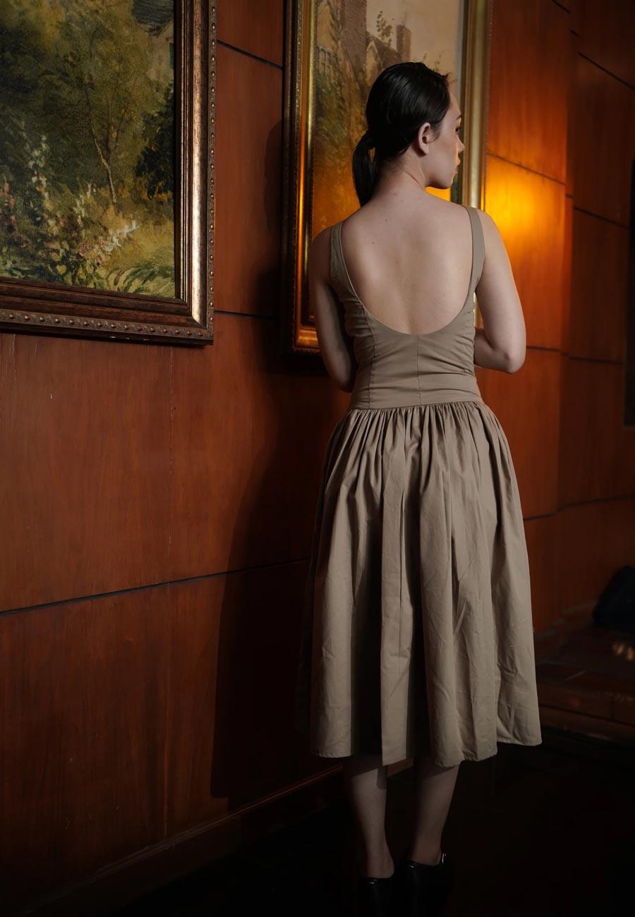 Chulle Bri Dress Mushroom