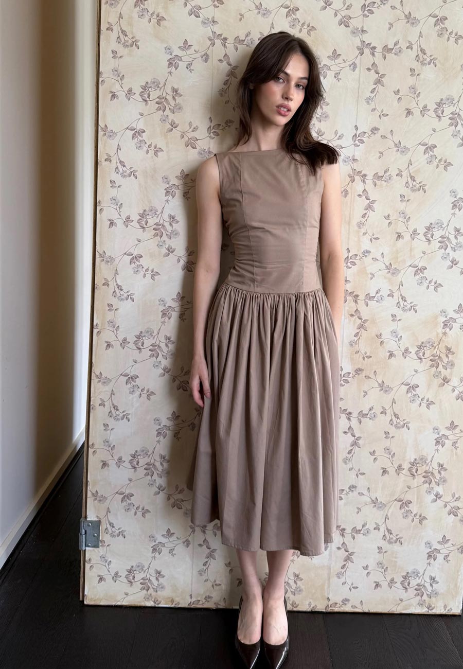 Chulle Bri Dress Mushroom