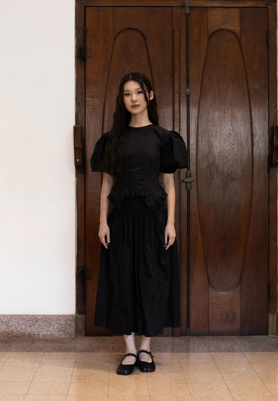 Chulle Koni Top Black